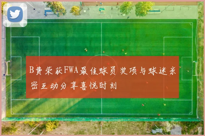 B费荣获FWA最佳球员奖项与球迷亲密互动分享喜悦时刻